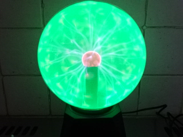 Green Glow Plasma Light  L 125mm x W 125mm x H 200mm