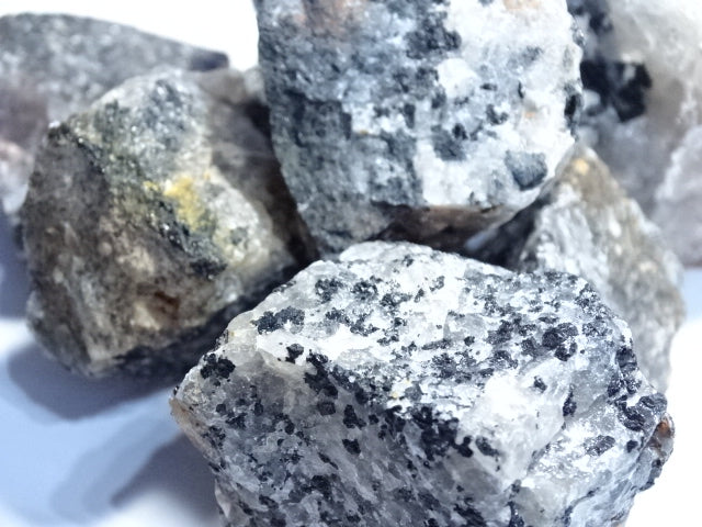 Black Rutile Quartz Rough Stones
