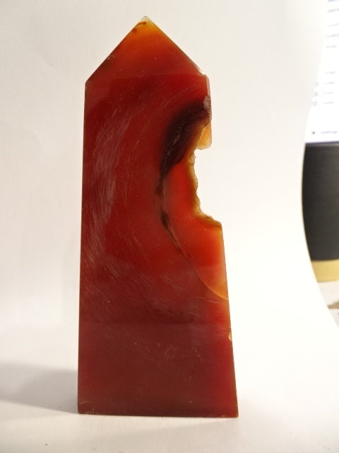 Polished Red Jasper Druzy  14 x 6cm (Approx)