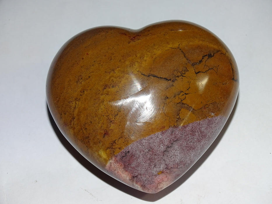 Imitation / Synthetic Ocean Jasper Heart Ornament