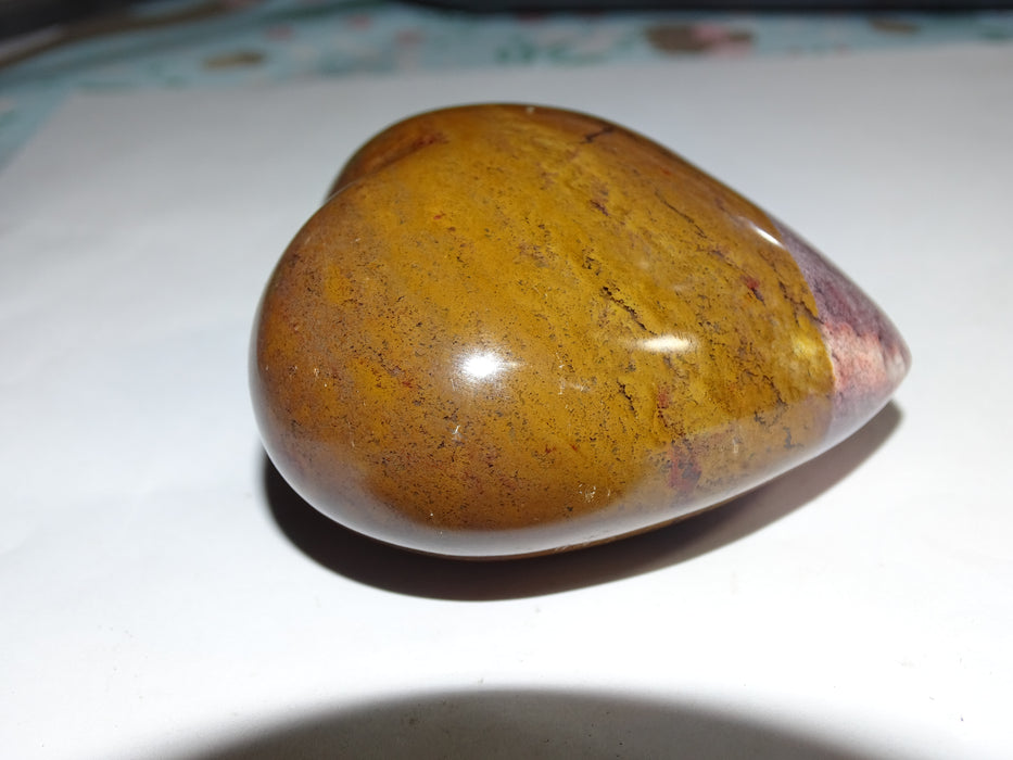 Imitation / Synthetic Ocean Jasper Heart Ornament