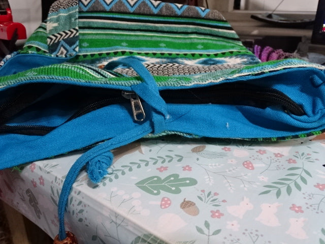 Over Body Bag  /  Beach Bag / Hippy Bag  34 x 34cm   (Approx)