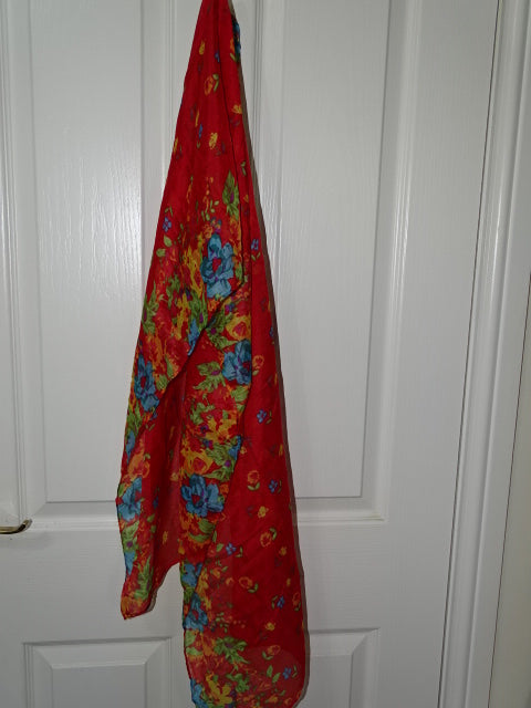 Spring / Summer Weight Soft Woven Polyester Cotton Scarves / Shawl