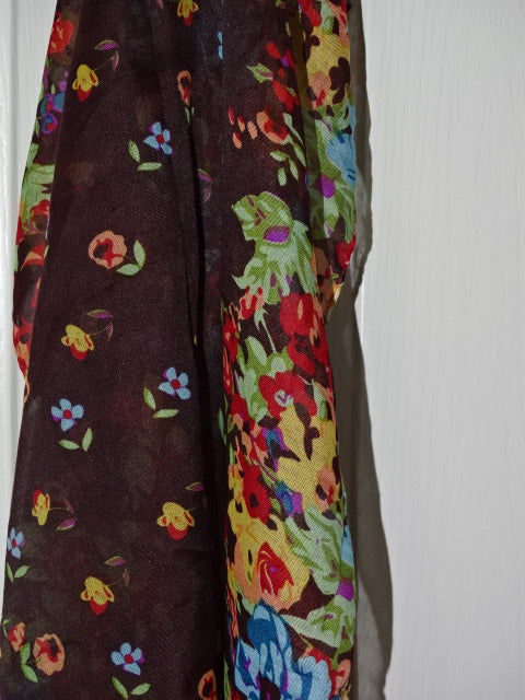 Spring / Summer Weight Soft Woven Polyester Cotton Scarves / Shawl