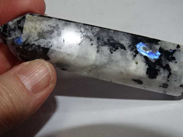 Beautiful Rainbow Moonstone Obelisk