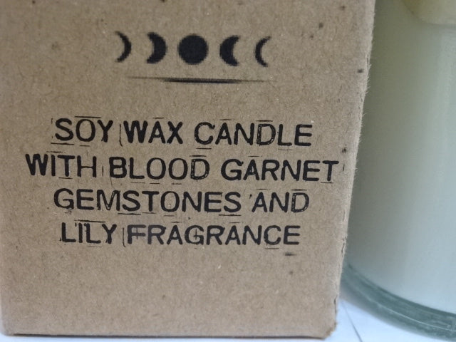 'Magic Spell'  Soy Wax Candle with Gemstone Chips   'Sweet Revenge!'