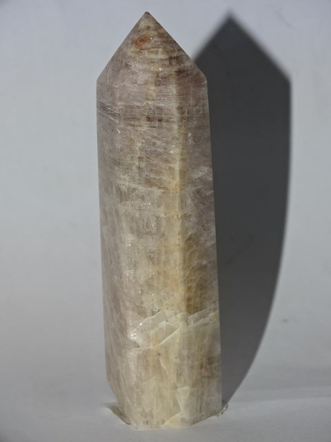 Peach Moonstone Obelisk  (small)
