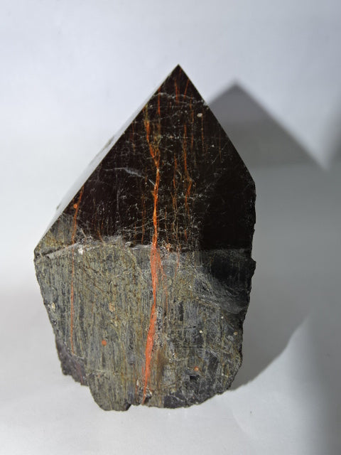Rough Cut Black Tourmaline (With Iron Inclusions)