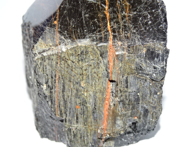 Rough Cut Black Tourmaline (With Iron Inclusions)