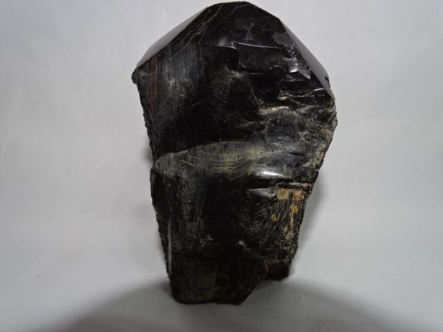 Rough Cut Black Tourmaline (With Iron Inclusions)
