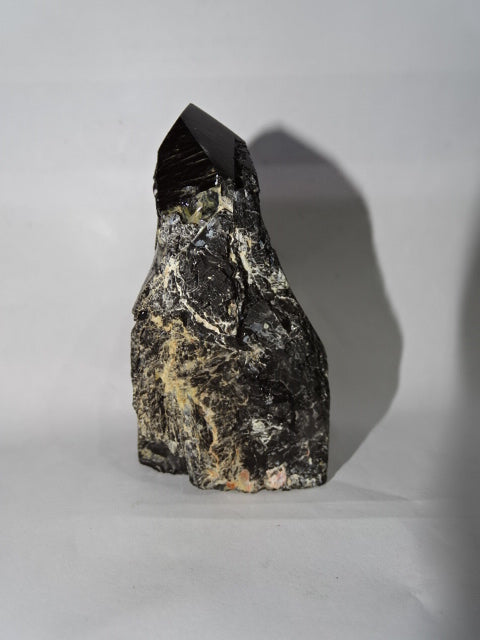 Rough Cut Black Tourmaline (With Iron Inclusions)