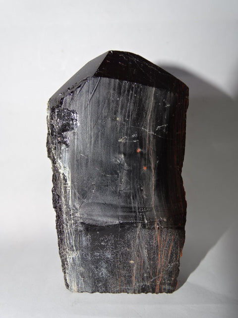Rough Cut Black Tourmaline (With Iron Inclusions)