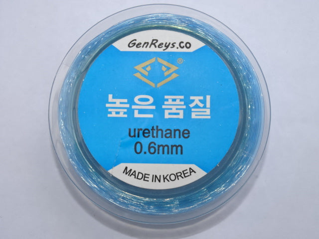 Elastic crystal thread urethane blue 0.6mm