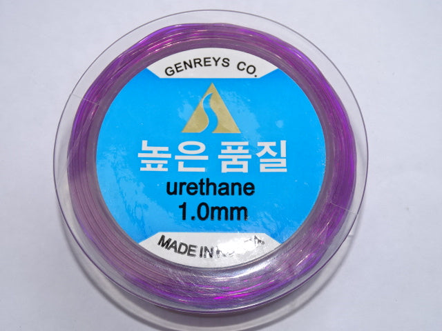 Elastic crystal thread urethane purple 1mm