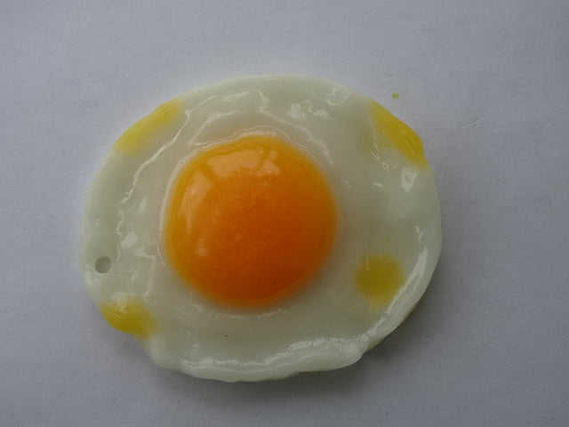 Large Resin Fried Egg Pendant