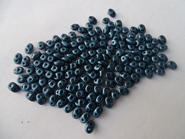 Matubo Superduo Beads Pastel Petrol