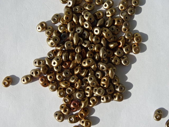 Matubo Superduo Beads Jet Bronze