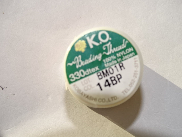 50 yd Reel Baby Pink KO Beading Thread