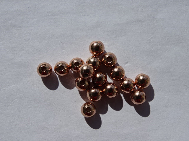 4mm Rose Gold Bead Spacers