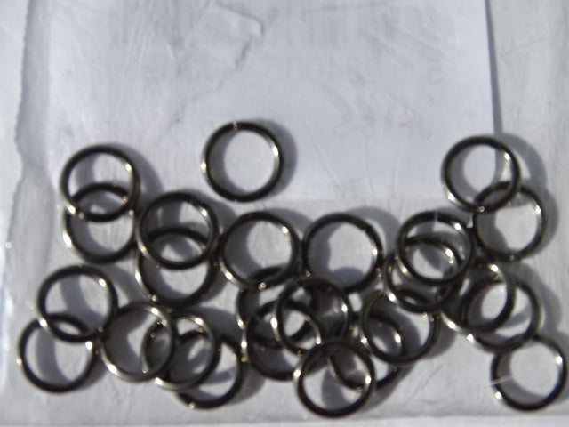 7mm Gunmetal Jump Rings