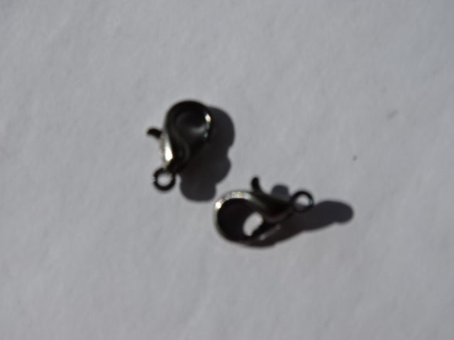 10mm Gunmetal  Lobster Clasp