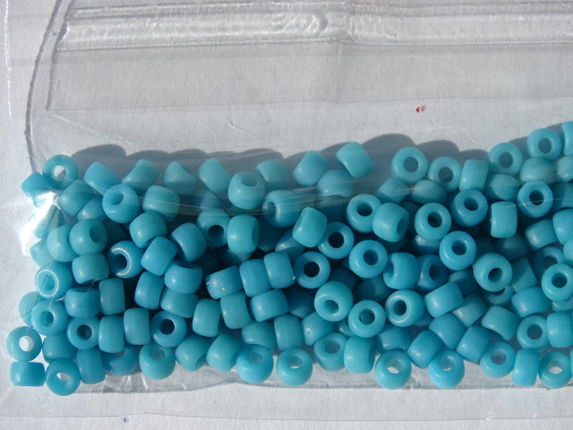 Matubo Seed beads size 8.  'Matt Sleeping Beauty Turquoise'
