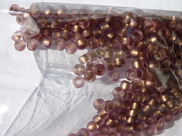 Matubo Seed beads size 8. Matte Amethyst