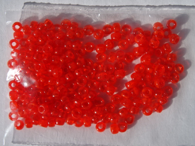 Matubo Seed beads size 8. Milky Grapefruit
