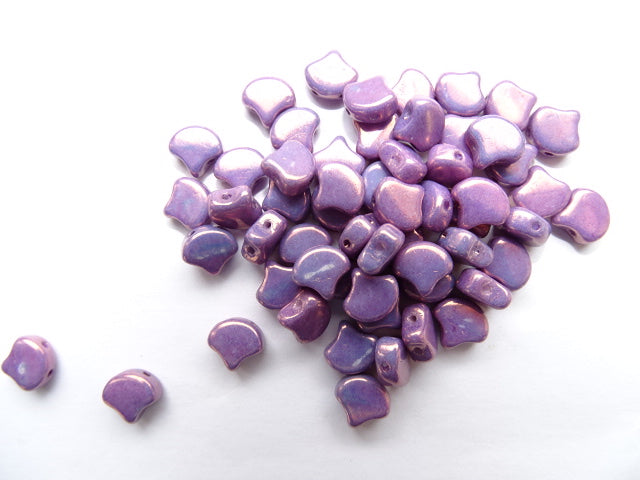 Matubo Ginko Beads Purple Chalk Vega