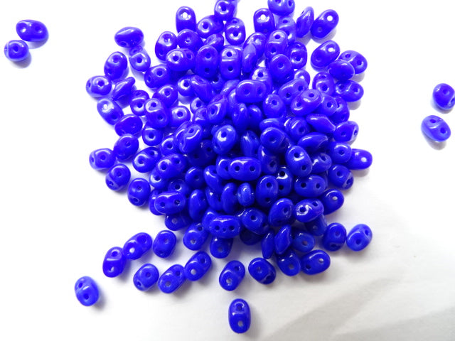 Matubo Superduo Beads Opaque Royal Blue