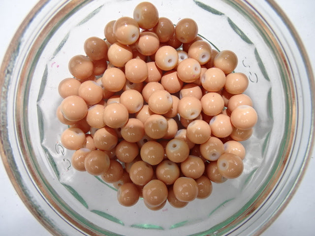 Panacolor 'Butterum' 8mm Glass Beads
