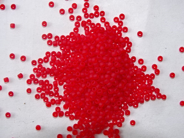 Toho Size 11 Opaque Cherry