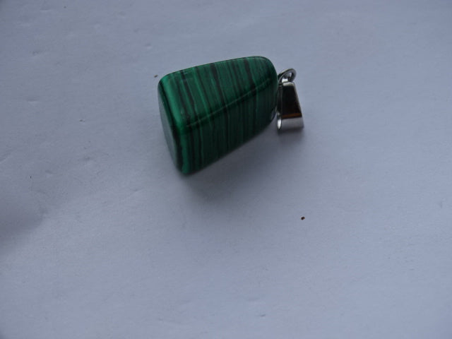 Synthetic Malachite Pendant