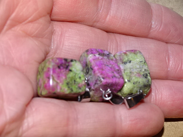 Synthetic Ruby Zoisite Pendant