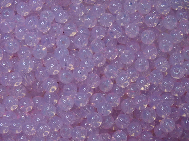6mm Glass Beads  'Rose Opalite'