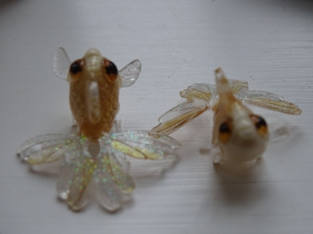 'Fantasia Fantail'  Resin Goldfish Pendant